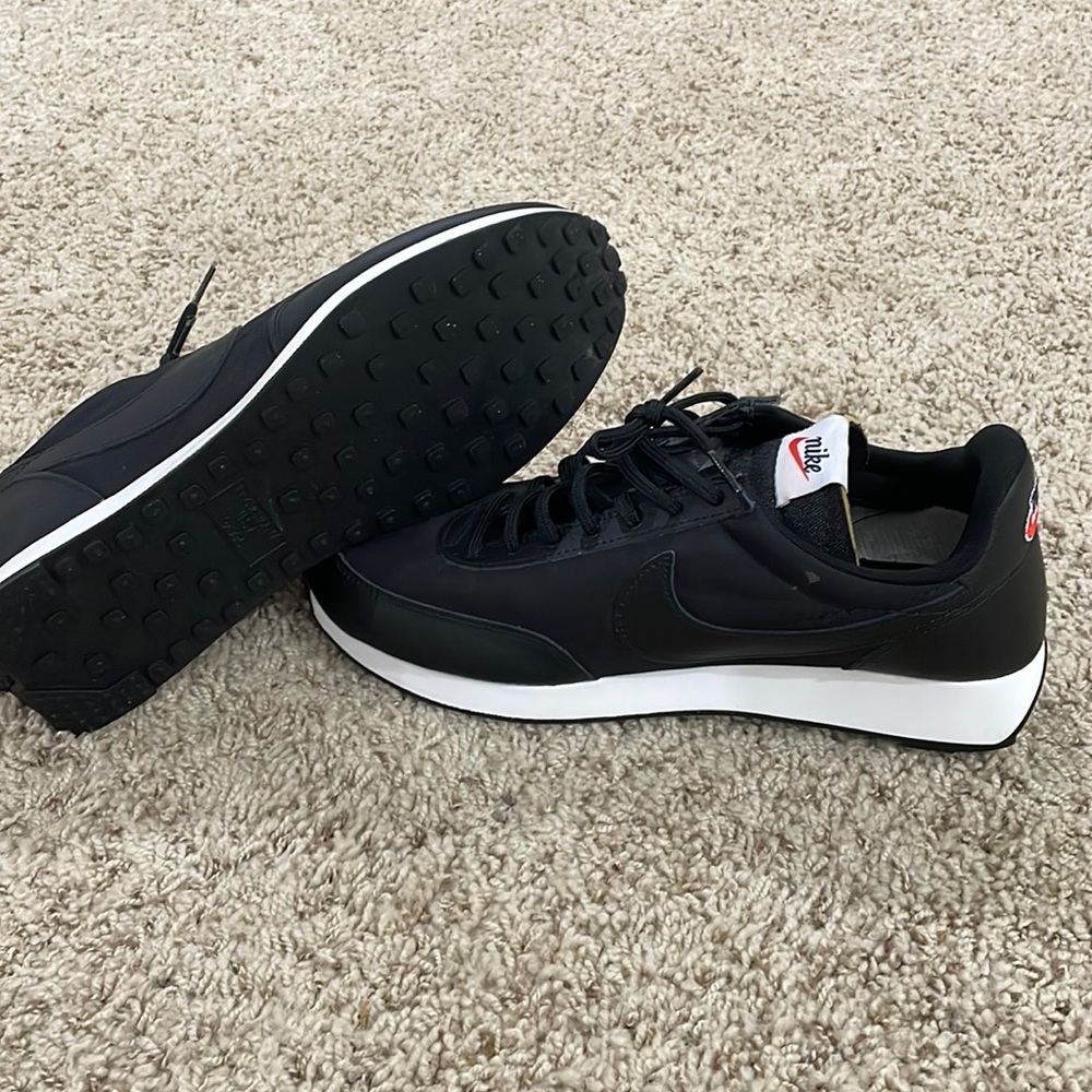 New! Nike Tailwind 79 SE Waffle Trainer #CI1043-003 Black/White/Orange Sz 10.5